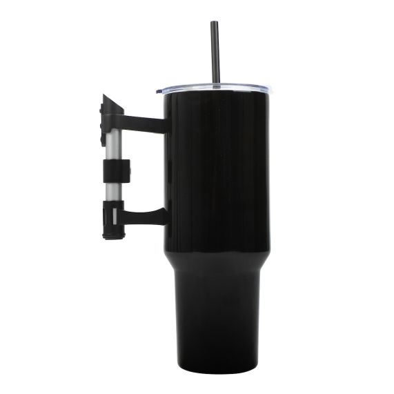 STAR WARS Lightsaber 40 Oz Stainless Steel Tumbler With Straw & Sculpted Handle