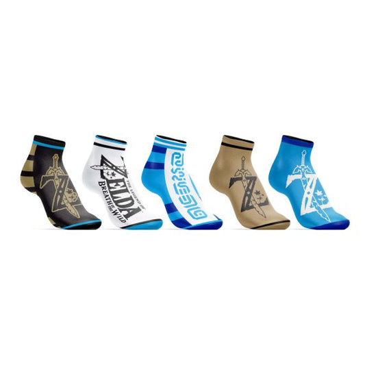 The Legend of Zelda - Themed 5 Pack Ankle Socks